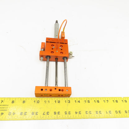 Meto-Fer 15mm Bore 90mm Stroke Pneumatic Linear Slide Actuator
