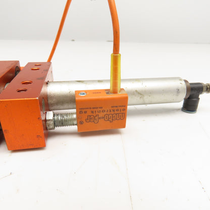Meto-Fer 15mm Bore 90mm Stroke Pneumatic Linear Slide Actuator