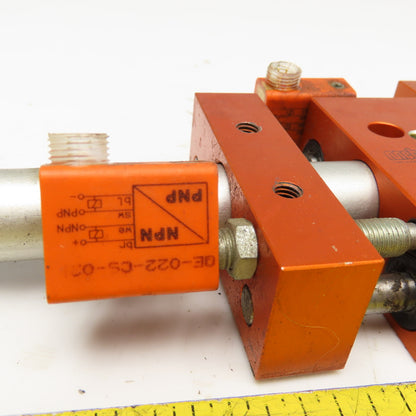 Meto-Fer 15mm Bore 60mm Stroke Pneumatic Linear Slide Actuator