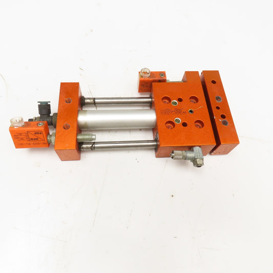 Meto-Fer 15mm Bore 60mm Stroke Pneumatic Linear Slide Actuator