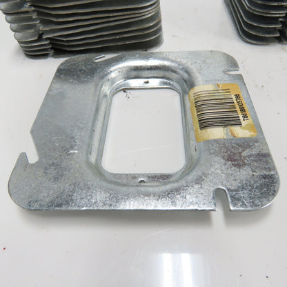 TP576 4-11/16" Square Box Cover 1/2" Raised 3.3 Cubic Inch Capacity Lot Of 38