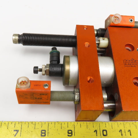 Meto-Fer 30mm Bore 22mm Stroke Pneumatic Linear Slide Actuator