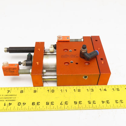 Meto-Fer 30mm Bore 22mm Stroke Pneumatic Linear Slide Actuator