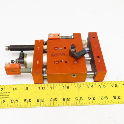 Meto-Fer 30mm Bore 22mm Stroke Pneumatic Linear Slide Actuator