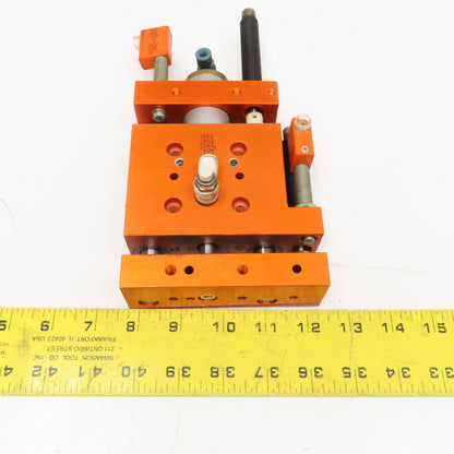 Meto-Fer 30mm Bore 24mm Stroke Pneumatic Linear Slide Actuator