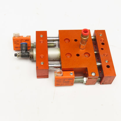 Meto-Fer 15mm Bore 24mm Stroke Pneumatic Linear Slide Actuator