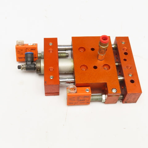 Meto-Fer 15mm Bore 24mm Stroke Pneumatic Linear Slide Actuator