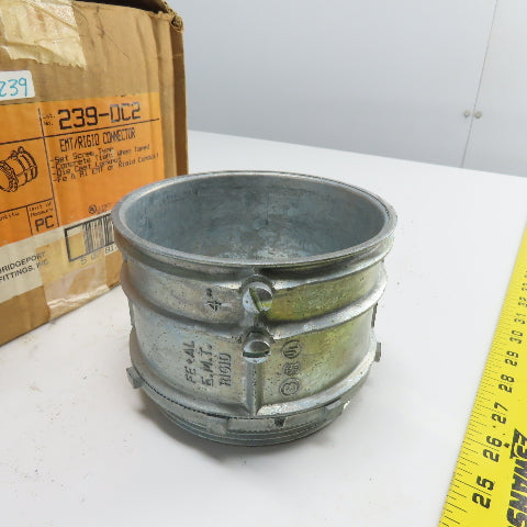 Bridgeport 239-DC2 4" Set Screw Rigid Conduit Connector Lot Of 6