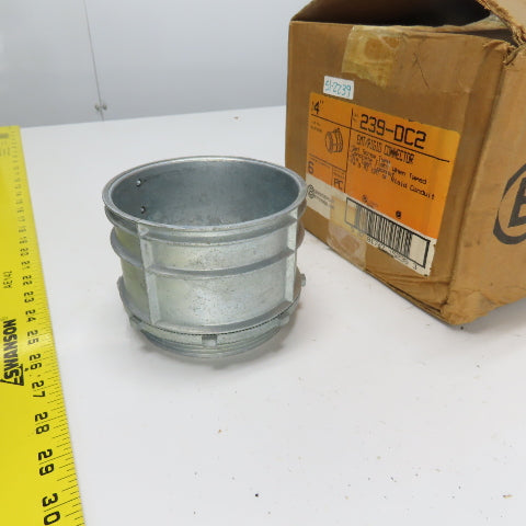 Bridgeport 239-DC2 4" Set Screw Rigid Conduit Connector Lot Of 6