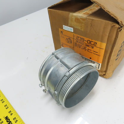 Bridgeport 239-DC2 4" Set Screw Rigid Conduit Connector Lot Of 6