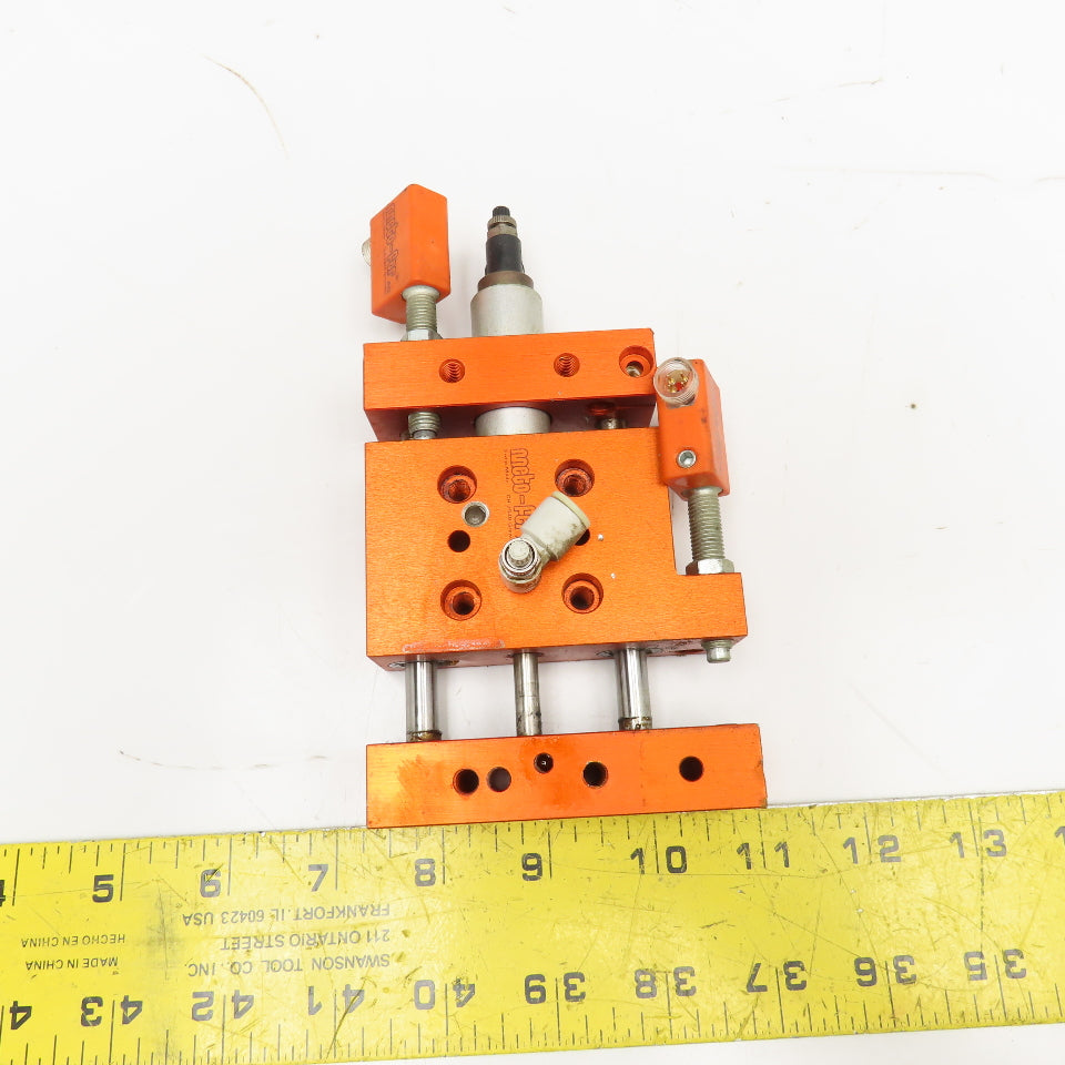 Meto-Fer 15mm Bore 24mm Stroke Pneumatic Linear Slide Actuator