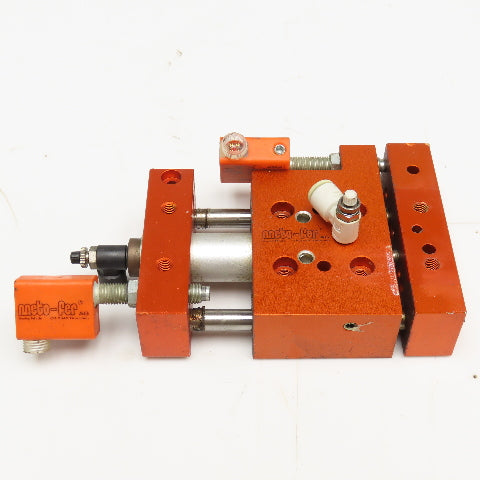 Meto-Fer 15mm Bore 24mm Stroke Pneumatic Linear Slide Actuator