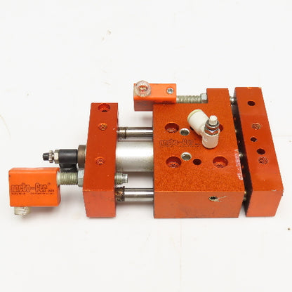 Meto-Fer 15mm Bore 24mm Stroke Pneumatic Linear Slide Actuator