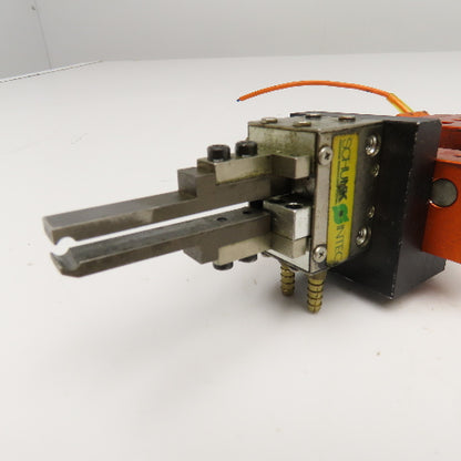 Meto-Fer 15mm Bore 50mm Stroke Pneumatic Linear Slide Actuator Parallel Gripper