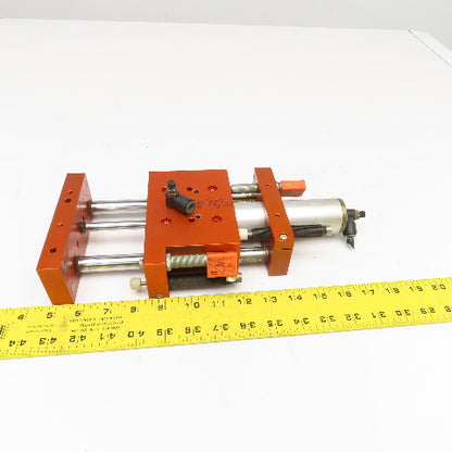 Meto-Fer 35mm Bore 100mm Stroke Pneumatic Linear Slide Actuator