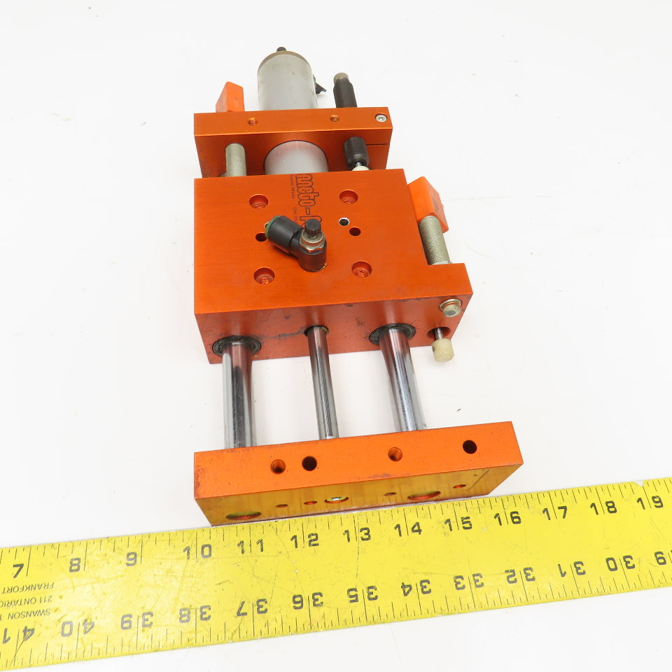 Meto-Fer 35mm Bore 100mm Stroke Pneumatic Linear Slide Actuator