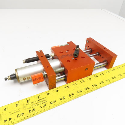 Meto-Fer 35mm Bore 100mm Stroke Pneumatic Linear Slide Actuator