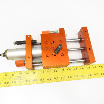 Meto-Fer 35mm Bore 100mm Stroke Pneumatic Linear Slide Actuator