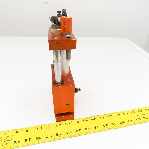 Meto-Fer 35mm Bore 100mm Stroke Pneumatic Linear Slide Actuator