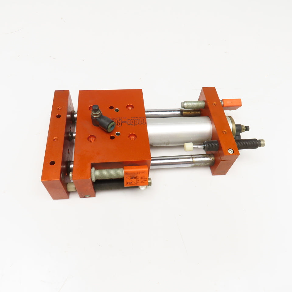 Meto-Fer 35mm Bore 100mm Stroke Pneumatic Linear Slide Actuator