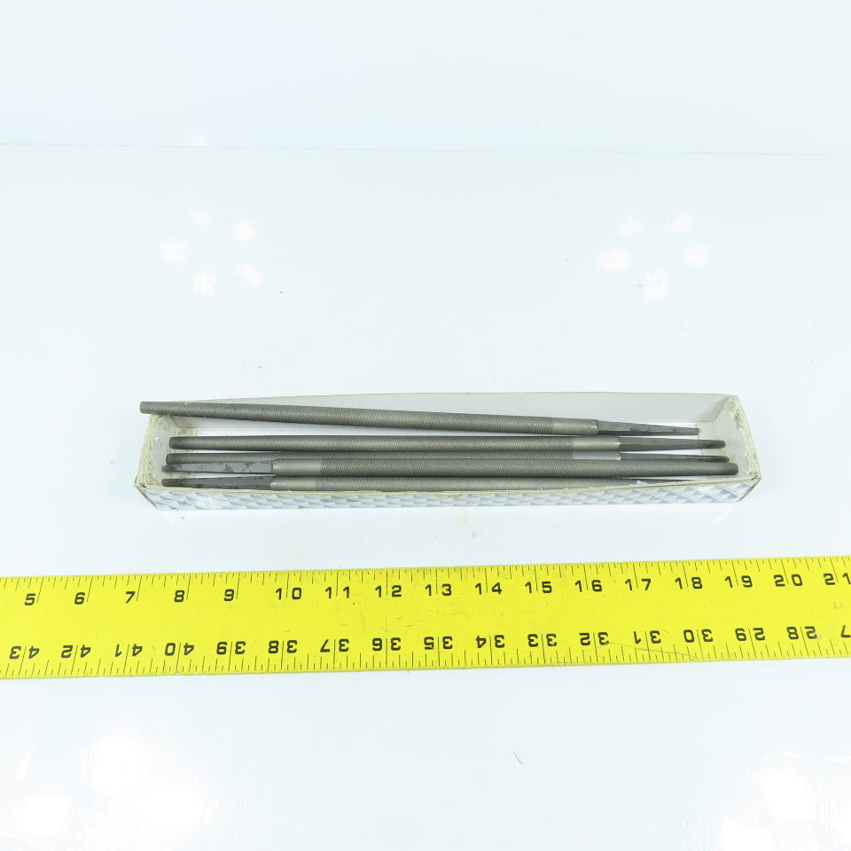 Grobet 32.405 10" Round Second Cut File Lot Of 5