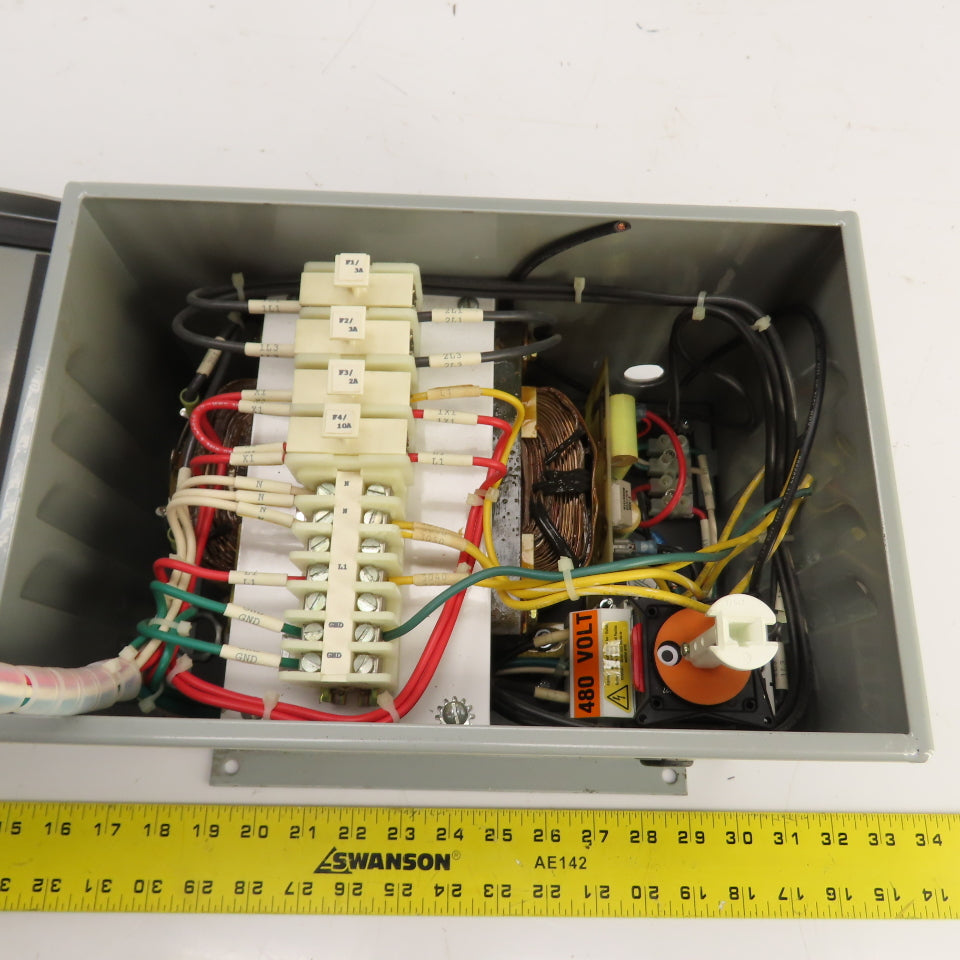 ON Power OP1000 1000VA Transformer Disconnect Conditioner Pri 480V Sec 120 1PH