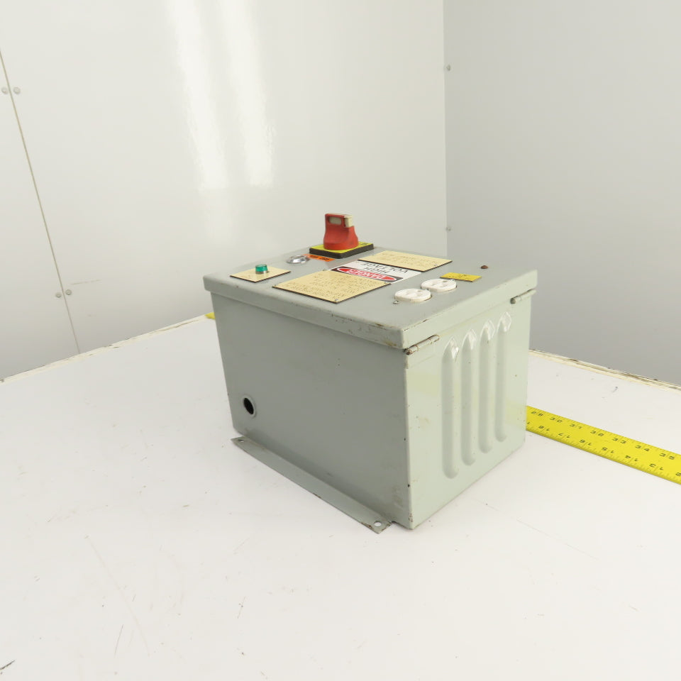 ON Power OP1000 1000VA Transformer Disconnect Conditioner Pri 480V Sec 120 1PH