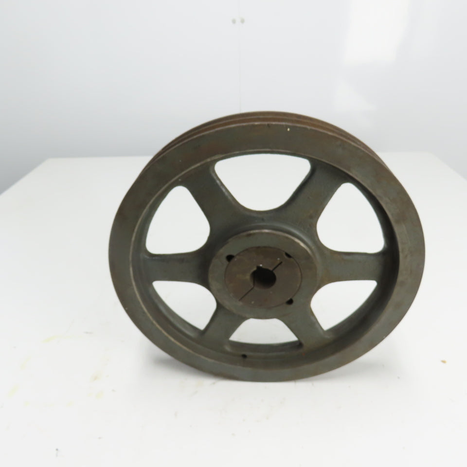 A120 B124 Taper-Lock Dual Duty 1/2" V-Belt Sheave Pulley 12-3/4" OD 1-1/8" Bore