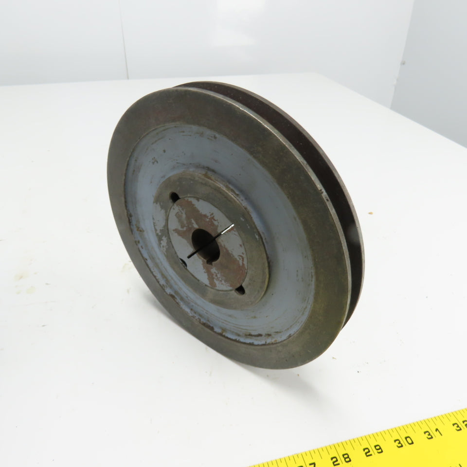 Taper-Lock Dual Duty V-Belt Sheave Pulley 1-1/8" Bore 9" OD 1-Groove