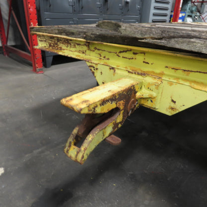 Quad Steer Tracker Heavy Duty Industrial Warehouse Wagon Cart 96"x 48" Set Of 4