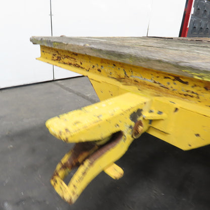Quad Steer Tracker Heavy Duty Industrial Warehouse Wagon Cart 96"x 48" Set Of 4