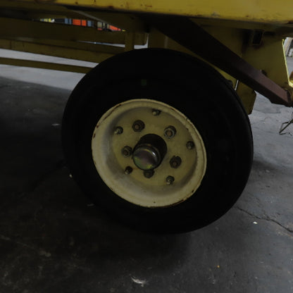 Quad Steer Tracker Heavy Duty Industrial Warehouse Wagon Cart 96"x 48" Set Of 4