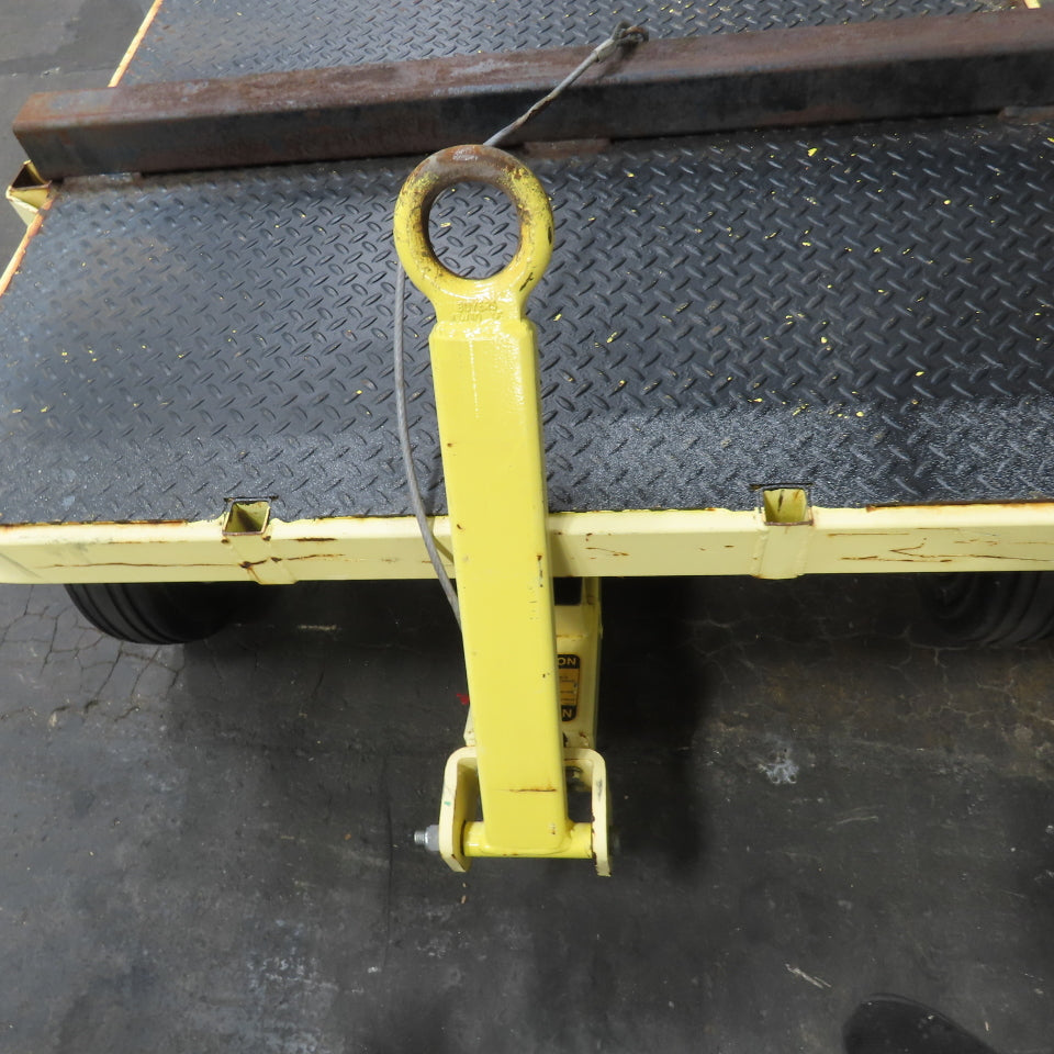Quad Steer Tracker Heavy Duty Industrial Warehouse Wagon Cart 96"x 48" Set Of 4
