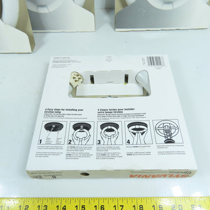 Sylvania FC8T9/CW/RS Circline Cool White Florescent Light Bulb 8" 22 Watts Lot/5