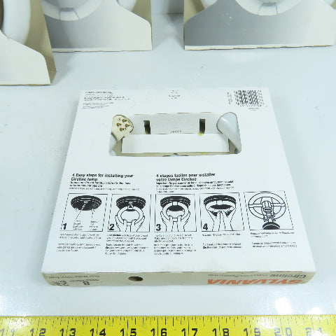 Sylvania FC8T9/CW/RS Circline Cool White Florescent Light Bulb 8" 22 Watts Lot/5