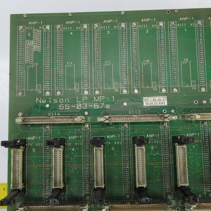 Nelson LP MP-1 66-03-67a PLC Rack Chassis W/ Backplane NTR1200W1/NTR1800W1