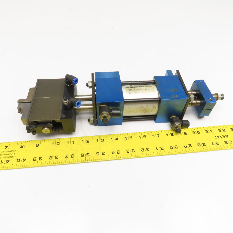 Zaytran GPL-20 1/2" Stroke Parallel Gripper Mills Specialty TS200-1.0 Actuator