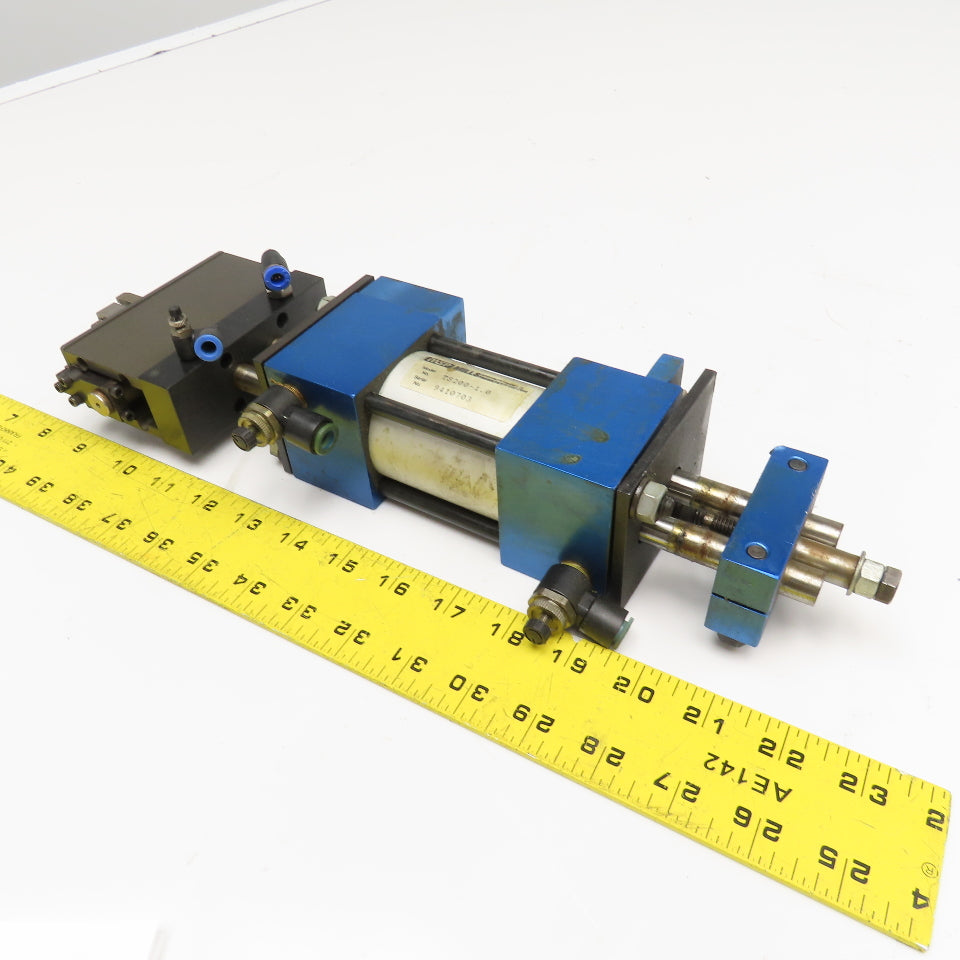 Zaytran GPL-20 1/2" Stroke Parallel Gripper Mills Specialty TS200-1.0 Actuator