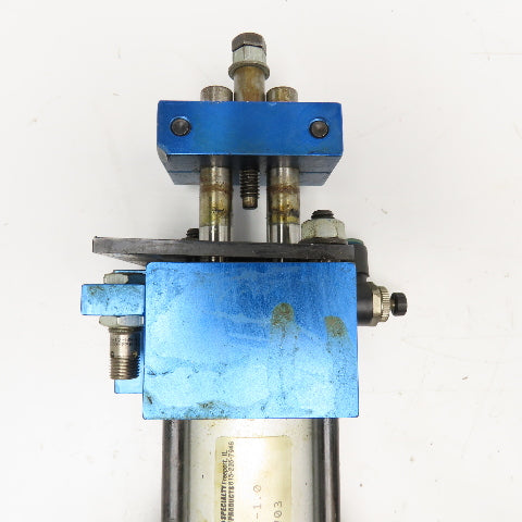 Zaytran GPL-20 1/2" Stroke Parallel Gripper Mills Specialty TS200-1.0 Actuator