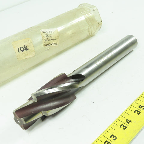 Yankee 302 22mm Cap Screw Counter Bore Reamer HSS K-5 1.3190 x .8860