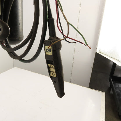 CM Lodestar Model L 1 Ton 2000LB Electric Chain Hoist 10' Lift 16FPM 230/460V