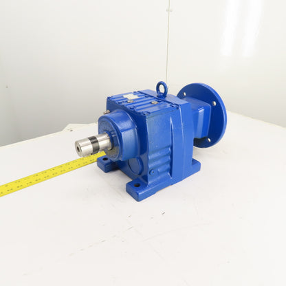 SEW-Eurodrive R77AM182 25.23 Ratio Inline Gear Reducer 69RPM Output 6903 LB Torq