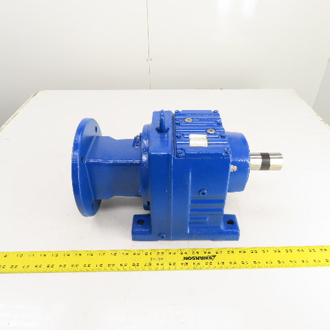 SEW-Eurodrive R77AM182 25.23 Ratio Inline Gear Reducer 69RPM Output 6903 LB Torq