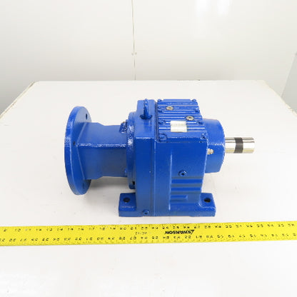 SEW-Eurodrive R77AM182 25.23 Ratio Inline Gear Reducer 69RPM Output 6903 LB Torq
