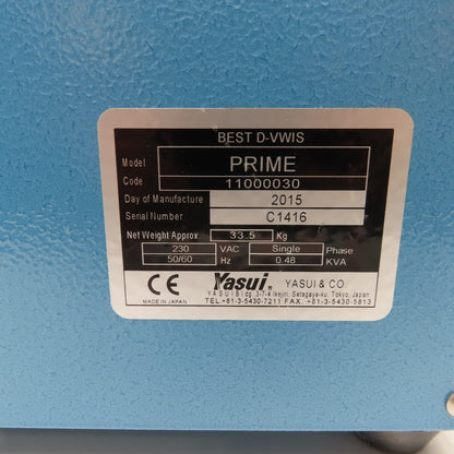Yasui Best C-VWIS PRIME 230V 1Ph Vacuum Wax Injector Mold Casting System