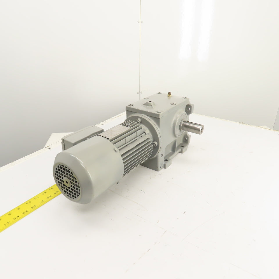 SEW-Eurodrive 0.75kW Dual Shaft Gear Motor & Reducer 230V 50HZ 9.6RPM W/ Brake