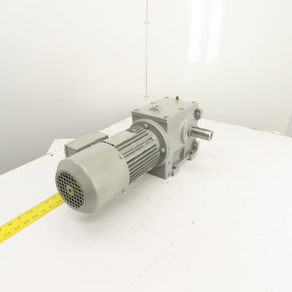 SEW-Eurodrive 0.75kW Dual Shaft Gear Motor & Reducer 230V 50HZ 9.6RPM W/ Brake