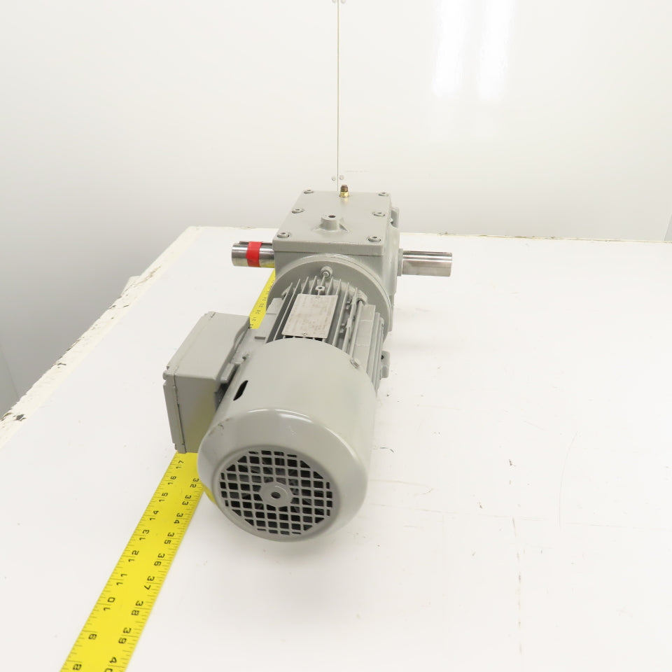 SEW-Eurodrive 0.75kW Dual Shaft Gear Motor & Reducer 230V 50HZ 9.6RPM W/ Brake