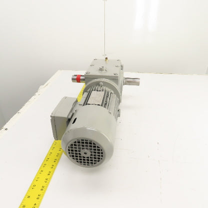 SEW-Eurodrive 0.75kW Dual Shaft Gear Motor & Reducer 230V 50HZ 9.6RPM W/ Brake