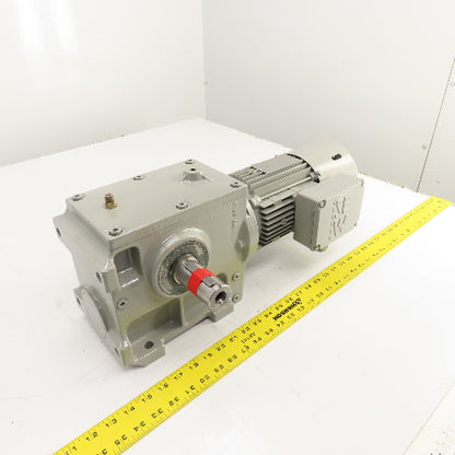 SEW-Eurodrive 0.75kW Dual Shaft Gear Motor & Reducer 230V 50HZ 9.6RPM W/ Brake